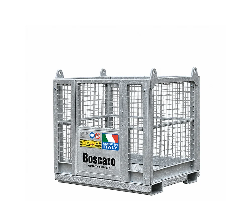 Cesta porta-personas desmontable galvanizada