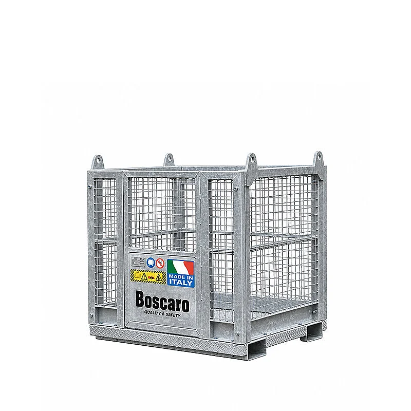 Cesta porta-personas desmontable galvanizada